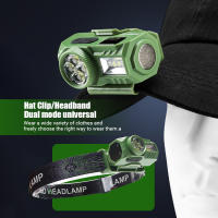 Lámpara Frontal LED Super Brillante Con Inducción Inteligente Y Luz Roja SOS Recargable Por USB Torcha Magnética Para Pesca - details 9