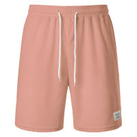 Nuevos Pantalones Cortos De Corduroy Para Hombre Verano Color Sólido Con Cordones Estilo Casual Cierre De Cordón Talla Media - details 81