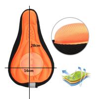 Cubierta De Sillín De Bicicleta 3D Suave Para Ciclismo Funda De Asiento De Montaña MTB Con Espuma Gruesa Almohadilla Transpirable Accesorios De Bicicleta Unisex - details 3