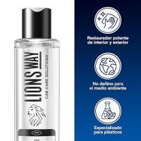 LIONSWAY - Hidratador Plásticos Coche y Moto – Gel Renovador No Oleoso, Efecto Seco Duradero, Con Esponja - details 0