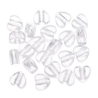 Cuentas De Acrílico Transparentes Para DIY Joyería Accesorios De Cuentas De Corazón Para Collar Y Pulsera 50/100pcs - details 4