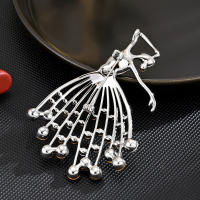 Broche De Danzadora Elegante Accesorio De Moda Joyería De Metal Aleación De Zinc Artículos De Ropa Venta Individual Peso Del Paquete 0 - details 3
