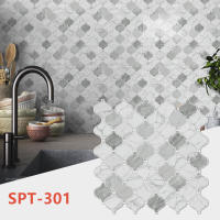 Pegatina De Pared 3D Falsa Drip Tile Autoadhesiva Kuujojo Para Cocina Sala De Estar Y Baño Fácil De Quitar Tamaño 12x12 Pulgadas - details 0