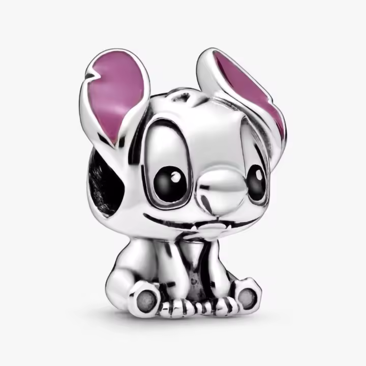 Pandora Charm de Colgante en Plata de Ley Serie Disney: Stitch 798844C01，Incluye Caja Original - 1