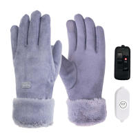 Guantes Calientes Eléctricos Para Motocicleta Con Ajuste De 3 Velocidades Y Pantalla Táctil 10000mAh Protección Contra Viento Para Carreras Y Viajes En Motocicleta - details 5