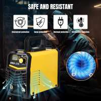 Máquina de soldadura portátil MMA-250, soldador eléctrico de arco inversor, corriente ajustable, MMA Arc MIG TIG Soldador Synergy para Bricolaje en Casa Fuente de Alimentación Batería, Herramienta de Soldadura Eléctrica de Precisión - details 2