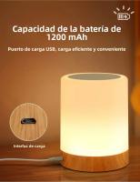 Lámpara De Mesa Recargable USB Para Decoración De Habitación Luz Nocturna Para Niños Regalo Luz De Camping Con Sensor De Toque - details 6