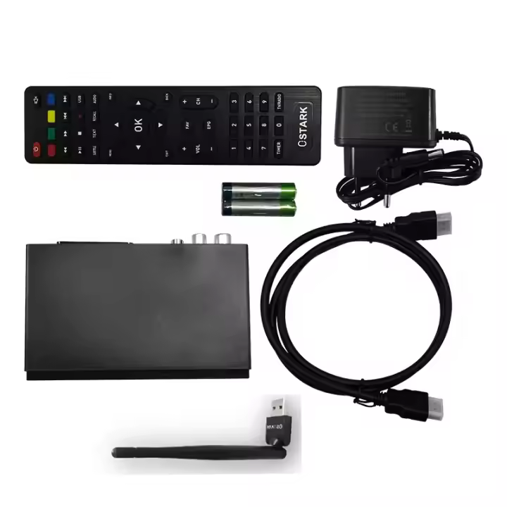 Ostark TDT HD, receptor terrestre HD, T2 SCAR TDT, TDT2  PUERTO SCART, Receptor terrestre, DVB-C, DVB-T2, HVEC, H.265,DTT,Ostark - 1