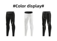 Pantalones De Compresión Para Hombre Terciopelo Secado Rápido Deporte Entrenamiento Fitness Leggings Sexys Para Gimnasio - details 1