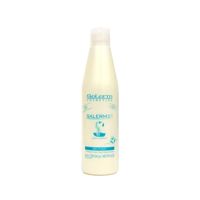 Bellas Extensiones- Salerm Cosmetics-Salerm 21 Mascarilla sin aclarado reparadora 250ml. Acondicionador sin Aclarado o con Aclarado - con Proteínas de Seda -  Leave In Acondicionador - 1