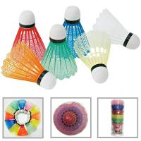 Juego De 6pcs Bolas De Badminton Para Entrenamiento Plástico Accesorios Deportivos Para Jugar Shuttlecock Material De Cabeza Poliéster Espumado - details 1