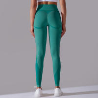 Mallas de Yoga de nailon para mujer, pantalones deportivos de cintura alta, elásticos, ajustados, transpirables, para entrenamiento - details 32