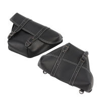 Bolsa Lateral De Motocicleta De Cuero PU Clásico Bolsa Herramientas Para Universal Cafe Racer Honda CB Custom Estilo Japón - details 5