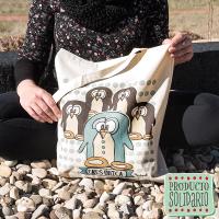 YOSIQUESE Bolsa de Tela | Modelo: list: 'Eres únic@'|'Eres únic@' | Productos y regalos solidarios hechos por personas con discapacidad - details 0