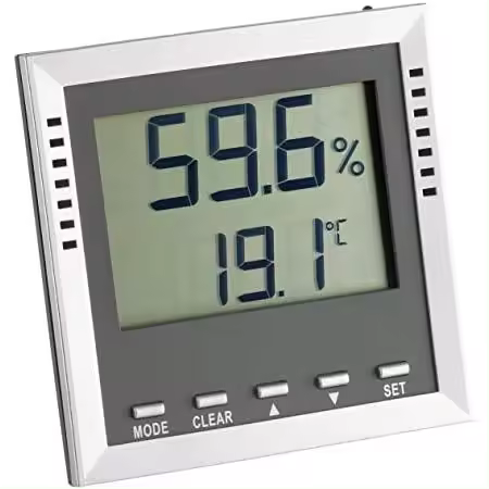 Tfa-dostmann TFA 30.5010 Klima Guard - Termómetro / Higrómetro Digital para Instrumentos de Temperatura y Humedad - 1
