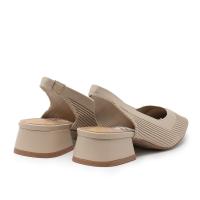 D'ANGELA DXF28113TAUP Zapatos casual mujer 35634 25V SALON DESTALONADO TEXTIL TAUPE - details 1
