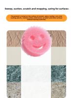 Esponja De Cocina Sonriente Para Lavar Platos Fuerte Esponja De Limpieza Para Cocina Y Baño Absorción De Aceite Y Grasa Durable Y Fácil De Limpiar Color Atractivo - details 15