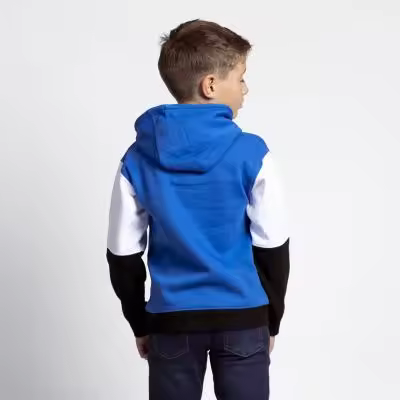 SUDADERA CON CAPUCHA COTTON BRUSHED SONIC - 1