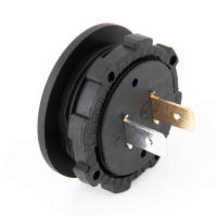 Voltímetro Digital Para Coche Motocicleta Barco Medidor De Voltaje Eléctrico Pantalla LED Impermeable DC 12V-24V Medidor De Voltaje - details 6