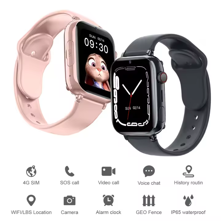 Reloj inteligente 4G para niños, SOS videollamada, Reloj de teléfono con Cámara, Reloj intelente impermeable para niños, Reloj Deportivo para estudiantes - 1
