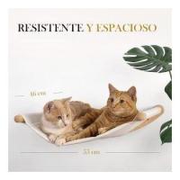 WANEKA Hamaca Gato Cama Pared Colgante Regalo Gatuno Escalera Accesorios Gatos Escalera Madera Sisal Madera Natural Cuerda y algodón Pared Escalada - details 4