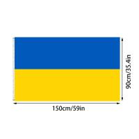 Bandera Nacional De Ucrania 90X150 Cm Nueva Poliéster Azul Y Amarilla Para Decoración Estilo Volador Tejido Outlast - details 2