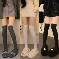 Calcetines Largos De Encaje Dulce Estilo Japonés Para Mujeres Y Niñas Color Negro Y Blanco JK Lolita No Sexually Suggestive Hechos De Algodón - details 0