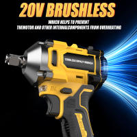 Llave De Impacto Inalámbrica Dewalt 20V Torque Máximo 300N.m Para Coche Y Hogar Herramienta Eléctrica Sin Cable Motor Sin Escobillas - details 0