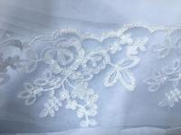 Velo De Novia De Encaje Blanco/Ivory Para Mujer Un Solo Capa 3 Metros Vuelo Largo Estilo Catedral Accesorios De Boda - details 6