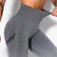Leggings De Yoga Para Mujer Con Gradiente De Color Y Levantamiento De Glúteos Pantalones De Running Fitness Secado Rápido Talla True Leggings De Cintura Elástica De Nylon - details 30