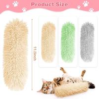 Juguete Interactivo Para Gatos Peluche Con Almendra De Sésamo Sonido Y Papel Alimenticio Auto-reparación Para Mascotas Juguete De Menta Hierba Gatera - details 6