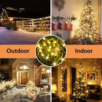 Luces Solares Para Exteriores 10M 20M 100 200 LED Impermeables Guirnalda De Hadas Para Decoración De Navidad Y Halloween - details 1