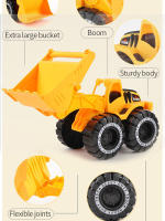 Juego De Juguetes De Vehículos De Ingeniería Escala Excavadora Y Camión Grúa Modelo Para Niños Educativo Y De Colección - details 7