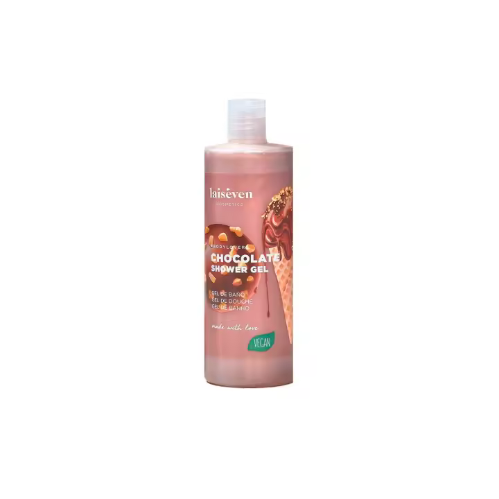 Laiseven Gel de Baño Chocolate con Extracto de Cacao Ecológico Antioxidante - 1
