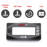 Medidor De Temperatura De Aceite Koso Universal Para Motocicleta Pantalla LCD Digital Dual Temp Volt Medidor De Temperatura Del Cilindro De 4 En 1 - details 1