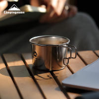 CAMPINGMOON Juego De 4 Piezas Sierra Bowl Y Taza De Acero Inoxidable Para Camping Y Picnics Con Bolsa De Almacenamiento Utensilios De Mesa Al Aire Libre - details 8