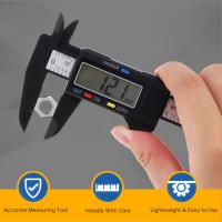 Calibrador Digital De Fibra De Carbono Con Dial Vernier Herramienta De Medición 150mm Precisión 0.02mm Para Carpintería Y Bricolaje - details 5