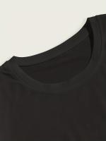 Camiseta De Verano Para Hombre Talla Grande 100% Algodón Estampado De Calavera Cuello Redondo Manga Corta Ajustada Top Casual - details 11