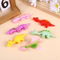 Juguete De Decompresión Dinosaurio Para Dedos 5-30 PCS Slingshot De TPR Juguete De Broma Para Cumpleaños De Niños Juguetes De Dinosaurio Aleatorios No Batería Unisex - details 3