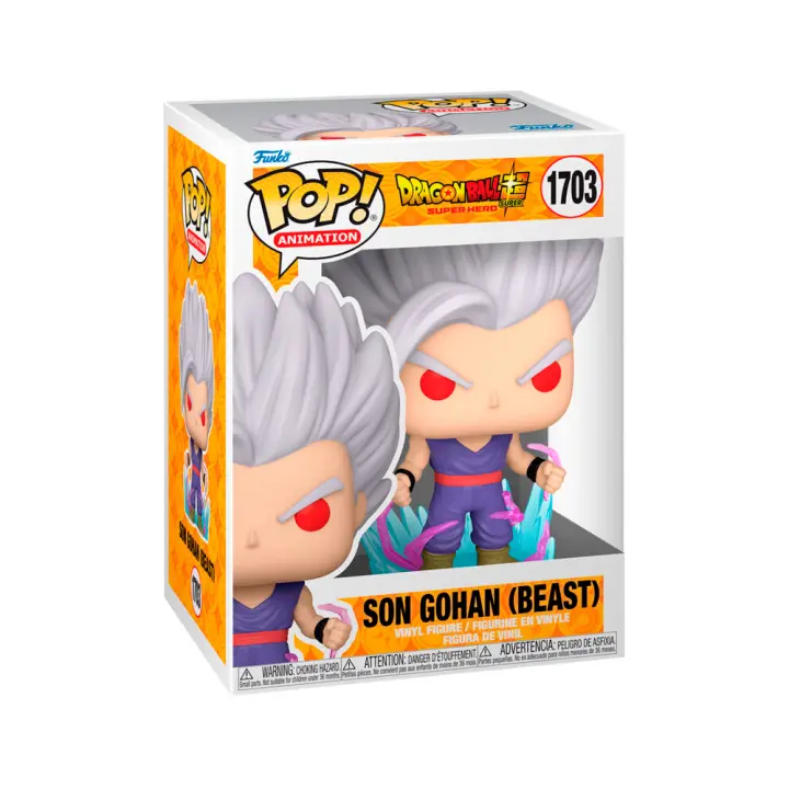 FIGURA FUNKO POP DRAGON BALL SUPER HERO SON GOHAN (BEAST) 9 CM - Nuevo a Estrenar - Original FUNKO - Miniatura POP - 1