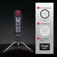 Micrófono De Grabación USB Para Computadora Y PC Condensador Con Control De Ganancia Y Eco Para Estudio Doméstico Plug And Play - details 4