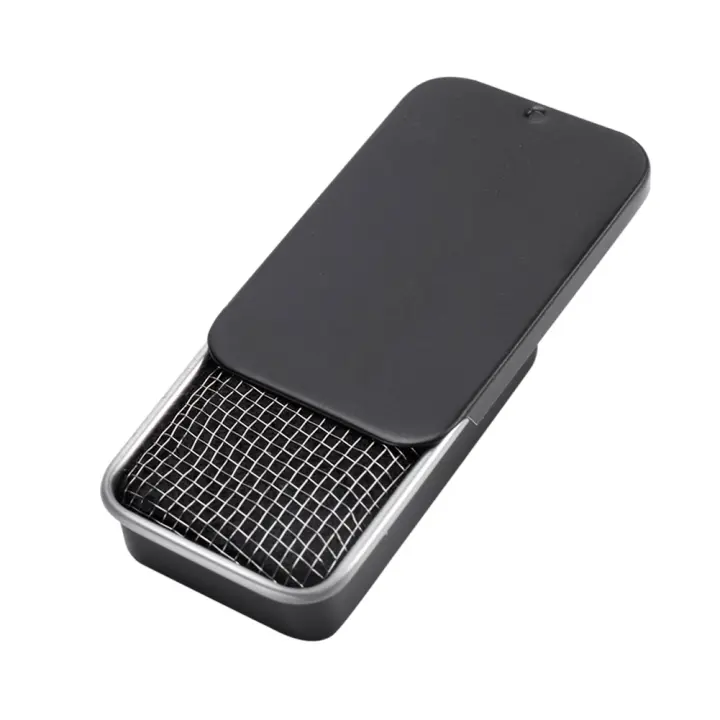 Estufa De Cocina Portátil De Acero Inoxidable Mini Para Camping Y Picnics Con Caja Desplazable Para BBQ De Viaje Ligera Y Resistente Al Fuego - 1
