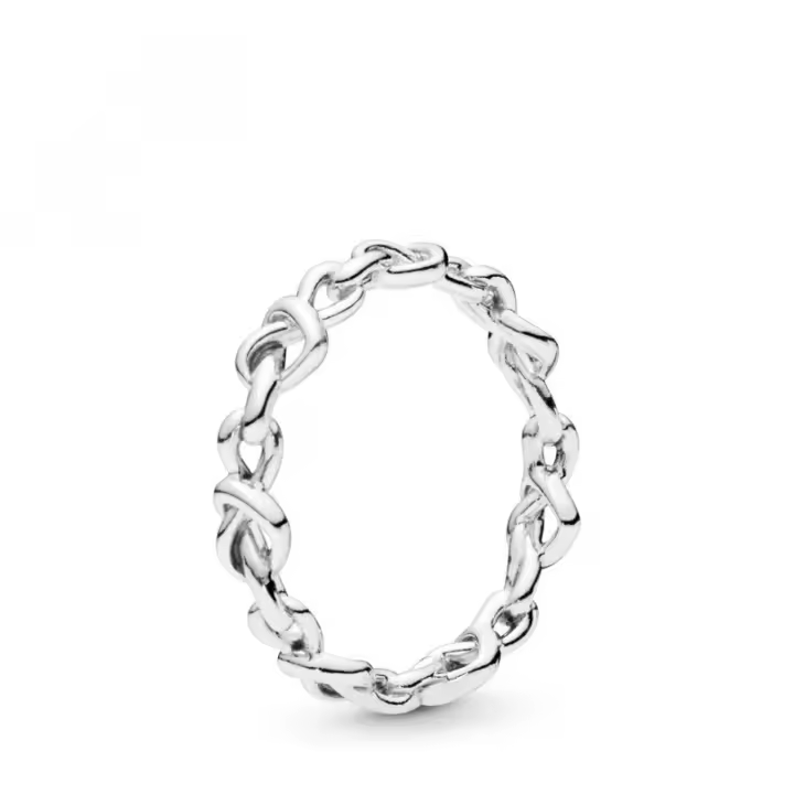 PANDORA Anillo 198018-52 Plata Ley 925 Mujer Talla 52 - Elegante Diseño Plateado - 1