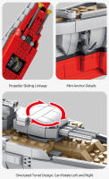 Bloques De Construcción Militar WW2 Gran Buque De Guerra Modelo En Ladrillo Juguete Educativo Para Niños Regalo De Fiestas Para Niños Hombres - details 13