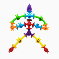 Juego Interactivo De Papá E Hijo Con Juguetes De Ventana Y Baño Pequeños Abejas Succión De Vidrio Bloques De Construcción Suaves Set De 1 Pieza - details 11