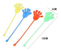 Juguete Divertido Para Niños Manos Adhesivas Elásticas Juguetes De Palmas Squishy Para Fiestas Regalos Novedades Pack De 5-50 Piezas - details 8