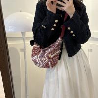Bolso De Hombro Grande Para Mujer En Lona Estilo Nacional Bolsa De Mano Universitaria Bolsa De Mancuerna Bolsa De Underarm - details 10