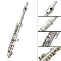 SLADE Piccolo Con 16 Agujeros En Clave C Multicolor Plata Y Cobre Blanco Instrumento De Viento Con Accesorios - details 2