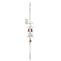 Estantería Telescópica de Baño 213 a 273 cm Nyana Home – 4 Estantes Ajustables – Sin Taladro – Acero Inoxidable - details 2