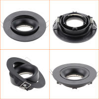 Kit De Reemplazo De Luz Bajo En Torno GU10 Black MR16 Montaje En Techo Foco Metal Soporte De Lámpara GU5.3 Para Sala De Estar - details 3